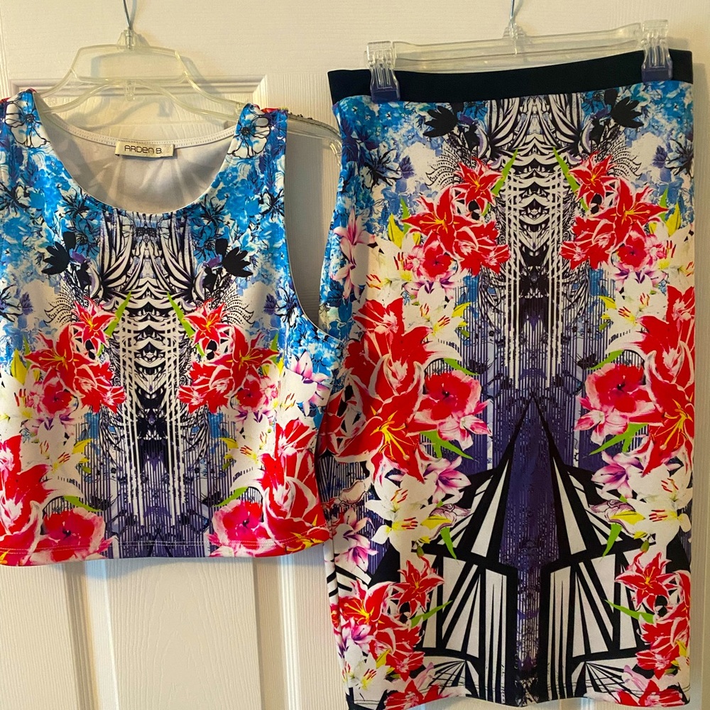 Arden B Two Piece Bodycon Set